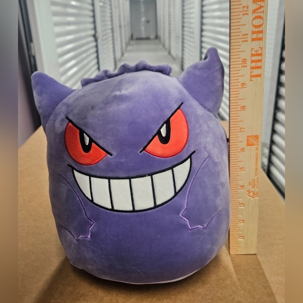 Pokemon GENGAR Squishmallow 10" Plush Kellytoy 2023 Collectible - Picture 8 of 13